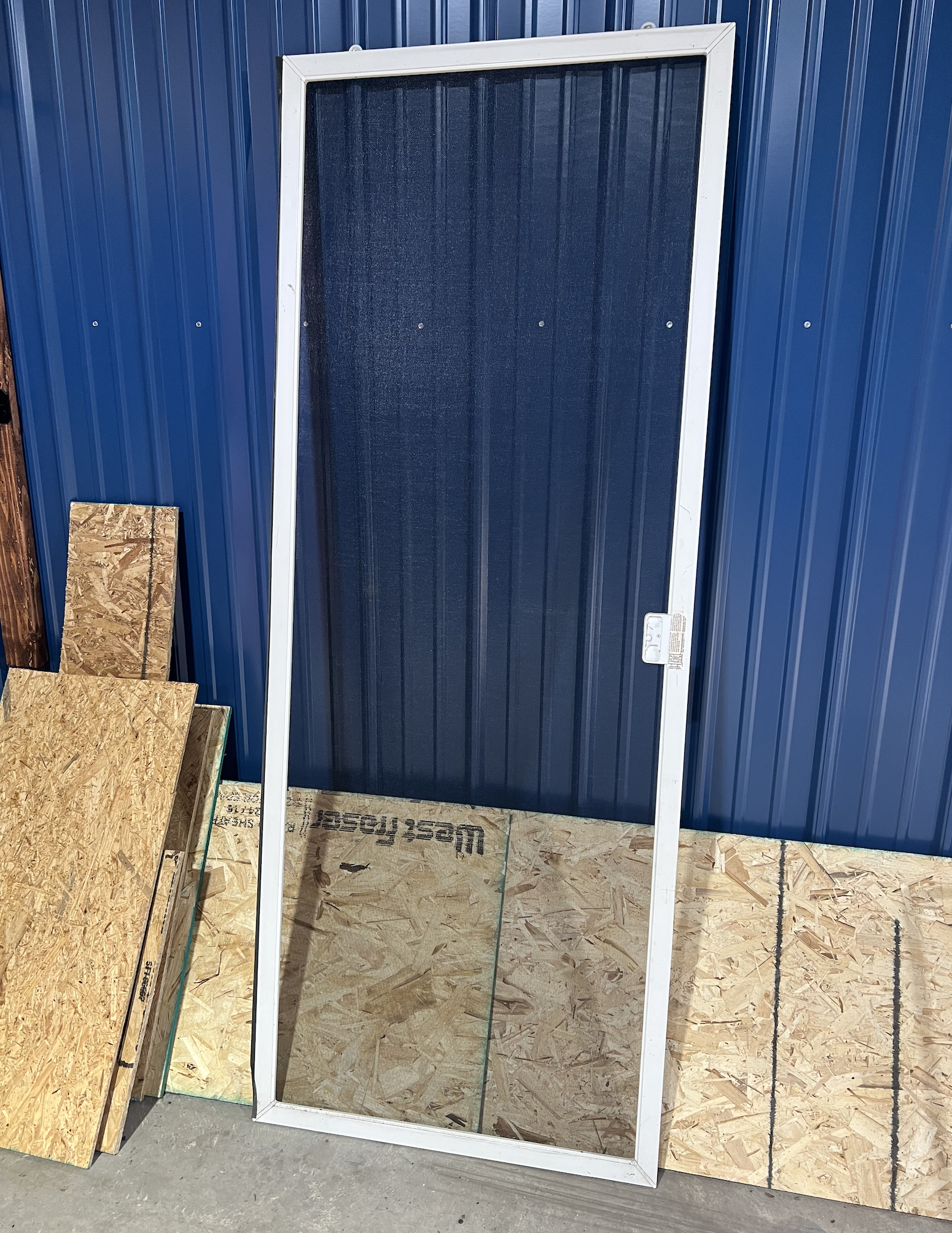 Professional window screen repair service
