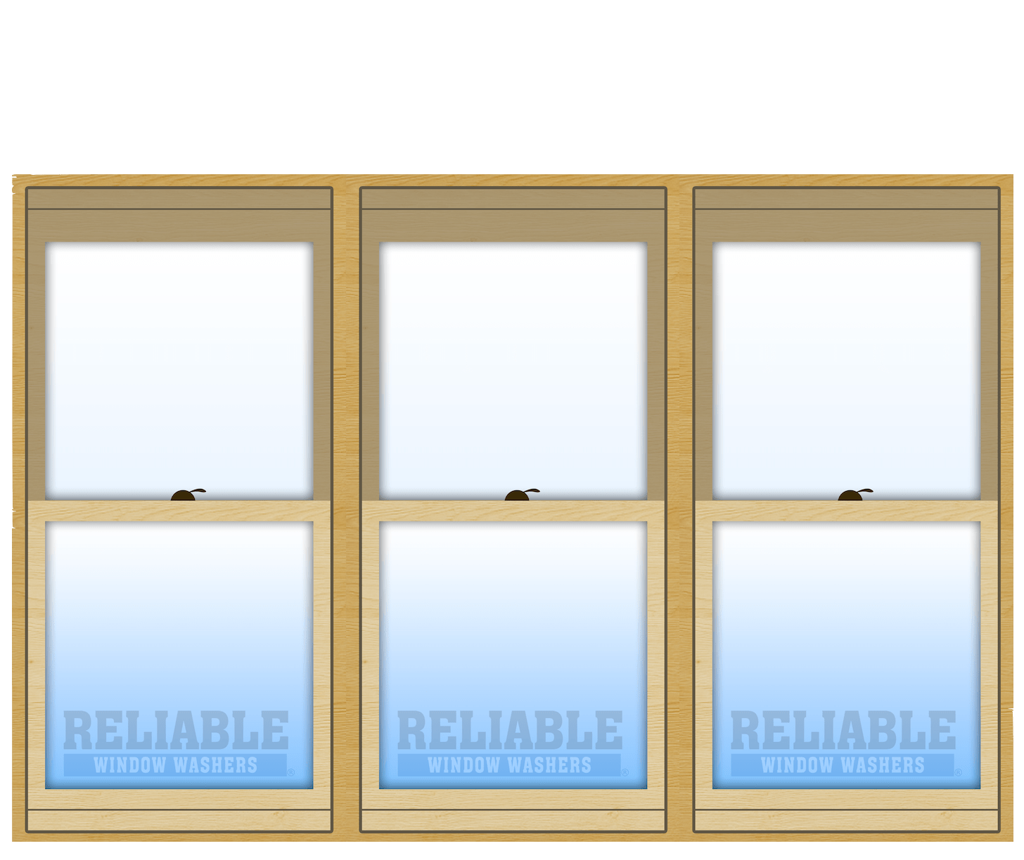 3 Single / Double Hung Windows